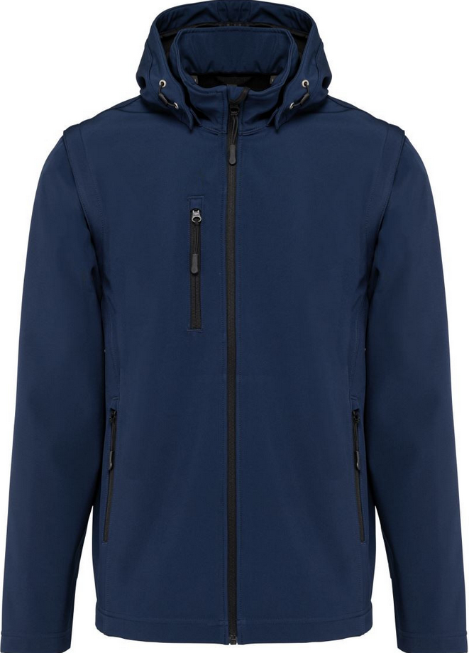 Unisex 3-Lagen Kapuzen Softshell Jacke